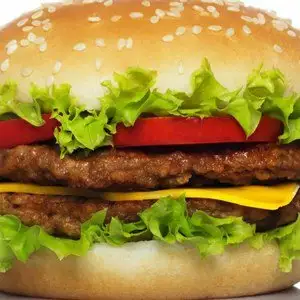 Hamburger bò 2 tầng - phô mai - 56.000 ₫ tại Hello Burger - Hamburger & Bánh Mì - Đường Số 49