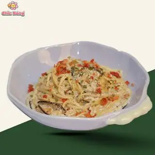Hình ảnh Mỳ Ý Sốt Kem Nấm Truffle