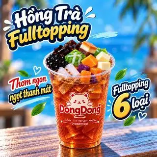 Hình ảnh Hồng trà fulltopping
