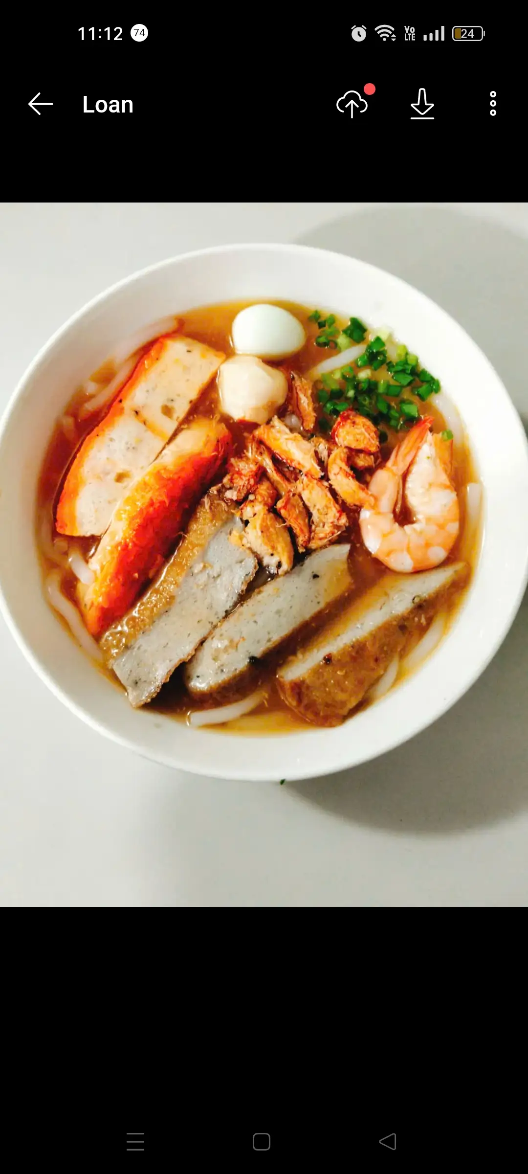 BÁNH CANH CUA (TÔ VỪA) - 49.000 ₫ tại Bánh Canh Cua Quỳnh Hương - Đường Số 28
