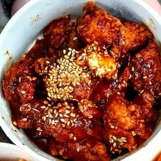 Hình ảnh Gà Popcorn Sốt Tương Tỏi 