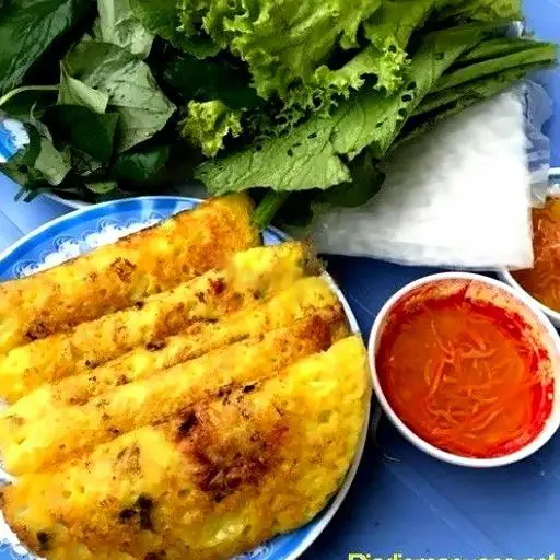 Bánh xèo rau rừng - 45.000 ₫ tại Bánh Xèo Rau Rừng Cô Điệp - Chung Cư Ngô Gia Tự