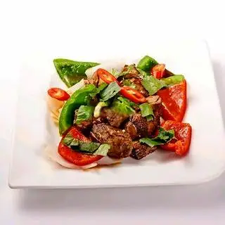 Hình ảnh Chân nấm xào sa tế chay