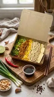 Bún Nước Tương Sườn Non-Chả Lụa Chay - 55.250 ₫ tại Bún Nước Tương Healthy - Meloz - Tô Hiến Thành