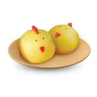 Hình ảnh Bánh bao hình con gà
