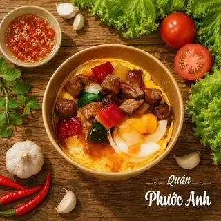 Hình ảnh Cơm bò lúc lắc phủ trứng ngon
