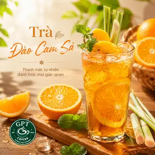 Hình ảnh Trà Đào Cam Sả
