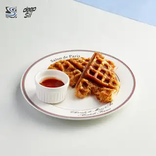 Hình ảnh Croffle Phô mai Chà bông