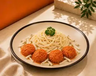 Hình ảnh Mì Ý Gà Giòn Sốt Kem Nấm - Chicken crispy with Cream sauce