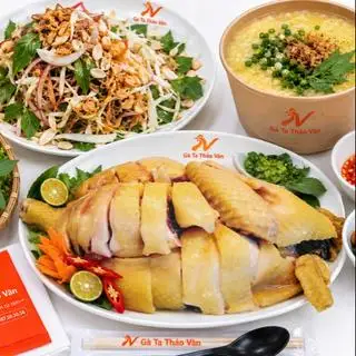 Hình ảnh Gà chặt nửa con kèm cháo