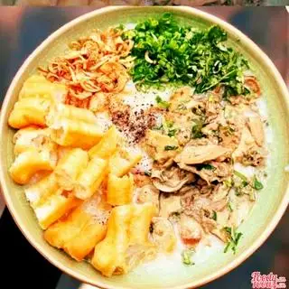 Hình ảnh Cháo trai - ruốc - quẩy