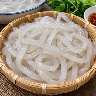 Hình ảnh bánh canh thêm ( không có nước lèo )