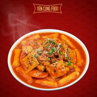 Tokbokki - Topping Chả Cá - Xúc Xích Sốt Cay Hàn Quốc - 65.000 ₫ tại Tiến Vua Food - Súp Bào Ngư Vi Cá - Cao Lỗ