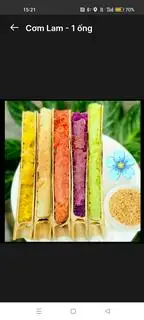 Cơm Lam Sapa Ngủ Sắc - 1  ống  - 26.000 ₫ tại Gà Ủ Muối & Gà Vườn Than Tân Lập - Đường Số 44