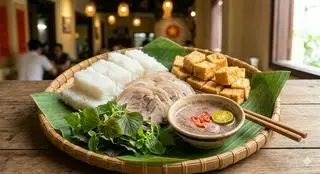 Hình ảnh Bún đậu thịt chân giò