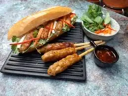Bánh Mì Nem Nướng - Bì thịt luộc  - 25.000 ₫ tại Cơm Tấm, Bún Thịt Nướng & Bánh Mì Thịt Nướng - Trần Xuân Soạn