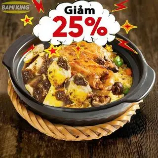 Hình ảnh Cơm thố gà nướng BBQ trứng cuộn