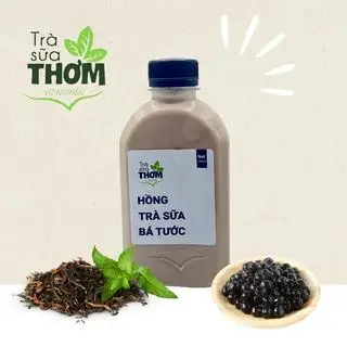 Hình ảnh Hồng trà sữa bá tước chai