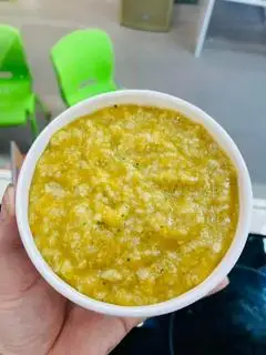 Hình ảnh Cháo cá hồi sốt phomai