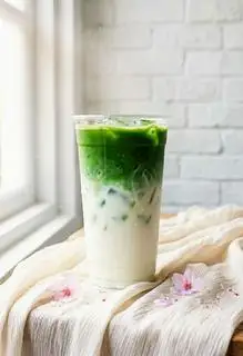 MATCHA LATTE size L tặng Topping  - 39.600 ₫ tại Mầm Nhỏ - Cacao, Matcha & Cafe - Hương Lộ 2