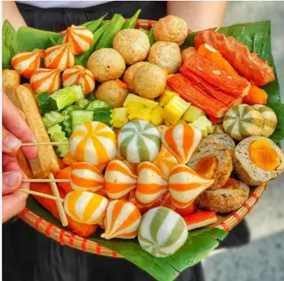 Hình ảnh cá viên/bò viên/ tôm viên chiên
