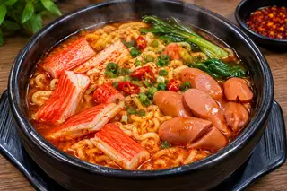 Hình ảnh Mì Cay Thanh Cua Xúc Xích
