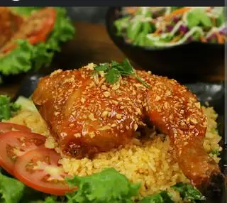 Hình ảnh CƠM GÀ MẮM TỎI LỚN