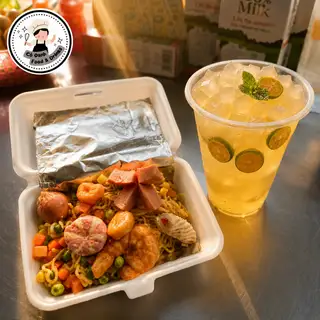 Hình ảnh Combo mì trộn - nước