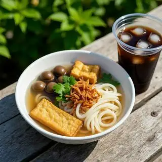 Combo Bánh Canh chay + Cà phê đá - 65.000 ₫ tại Thích Ăn Chay - Thành Thái
