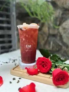 Hình ảnh Trà olong vải hoa hồng