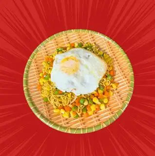 Hình ảnh Mì trộn trứng ốp La
