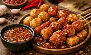 Hình ảnh Sốt mắm tỏi (dành cho phần Tự chọn)