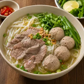 Hình ảnh Hủ tiếu bò viên