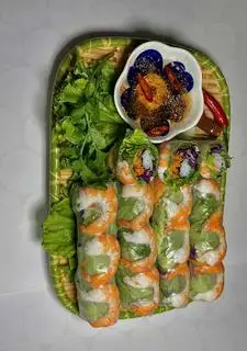 Hình ảnh sét 5 gỏi cuốn tôm to