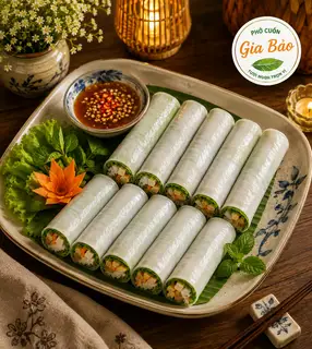 Hình ảnh Phở cuốn thập cẩm 10 cái