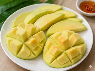 Hình ảnh Xoài cắt sẵn - Mango 350g