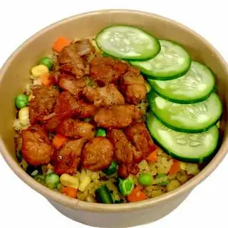 Hình ảnh Cơm đảo gà heo xá xíu