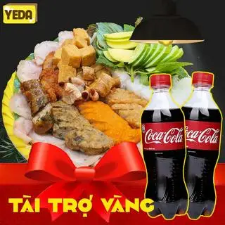 Bún Đậu Đặc Biệt Mẹt 2 Người - Kèm 02 CocaCola - 183.500 ₫ tại Bún Đậu Mắm Tôm YEDA - Lê Đức Thọ