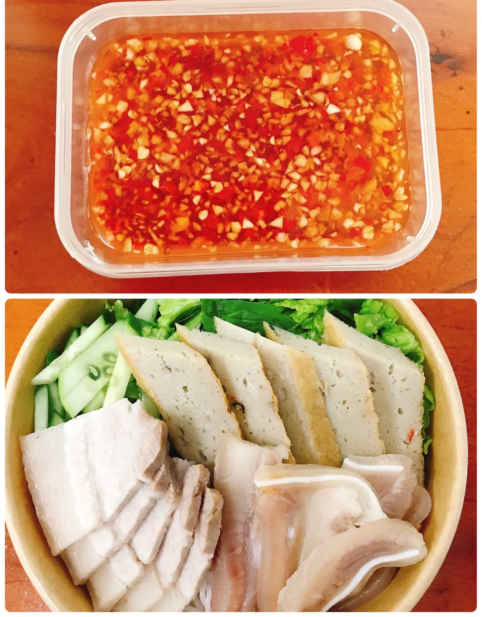 Bún nước mắm tỏi ớt thập cẩm - 62.000 ₫ tại Bún Mắm Nêm Cô Trân - Chu Văn An