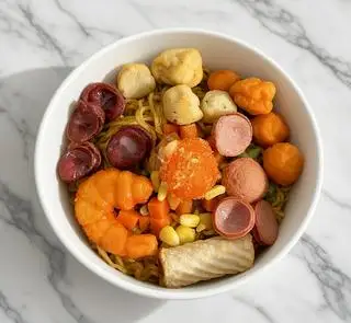 Hình ảnh mì trộn thập cẩm 1 mì
