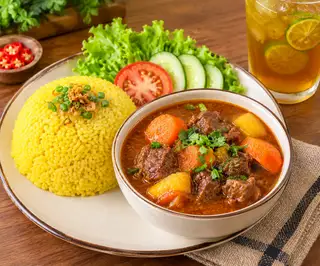 Hình ảnh Cơm bò sốt vang
