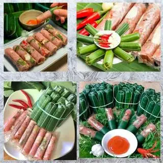 Hình ảnh Nem chua Thanh Hoá chuẩn vị - bó 10 chiếc cực ngon