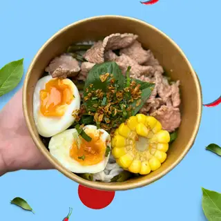 Bún Thái bò trứng - 72.000 ₫ tại Bún Thái 21 - Đặng Lộ