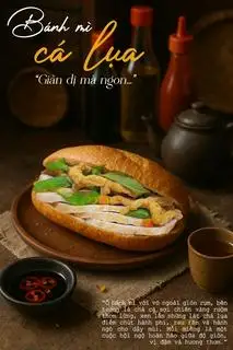 Hình ảnh Bánh mì cá lụa