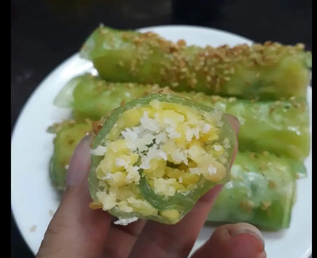 Hình ảnh Bánh ướt ngọt nhân đậu xanh