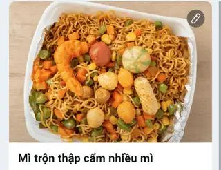 Hình ảnh Mì trộn thập cẩm nhiều mì