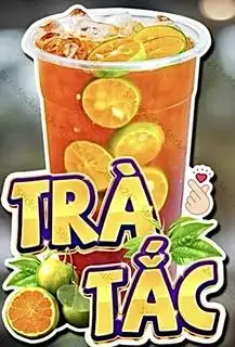 Hồng Trà Tắc ( nhỏ) - 18.000 ₫ tại Xe Trà Bé Cá - Lãnh Binh Thăng