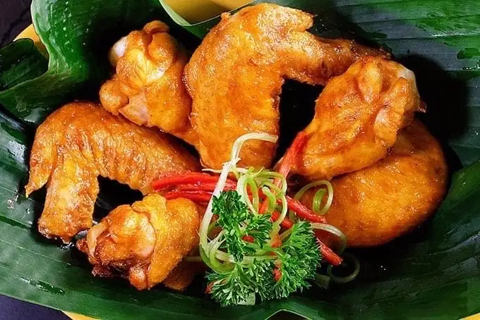 Hình ảnh cánh gà chiên mắm thái 