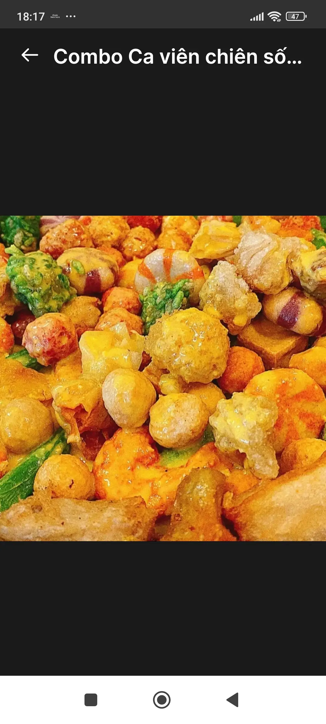 Hình ảnh Combo Cá viên chiên sốt trứng muối (1 người)
