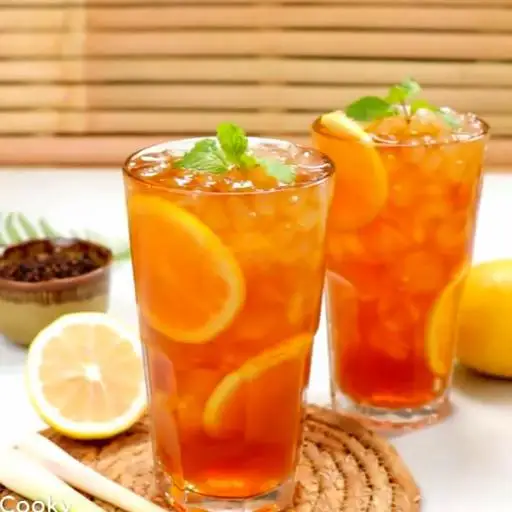 Hình ảnh Trà kombucha đào
